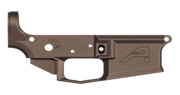 M4E1 Stripped Lower Receiver - Kodiak Brown Anodized